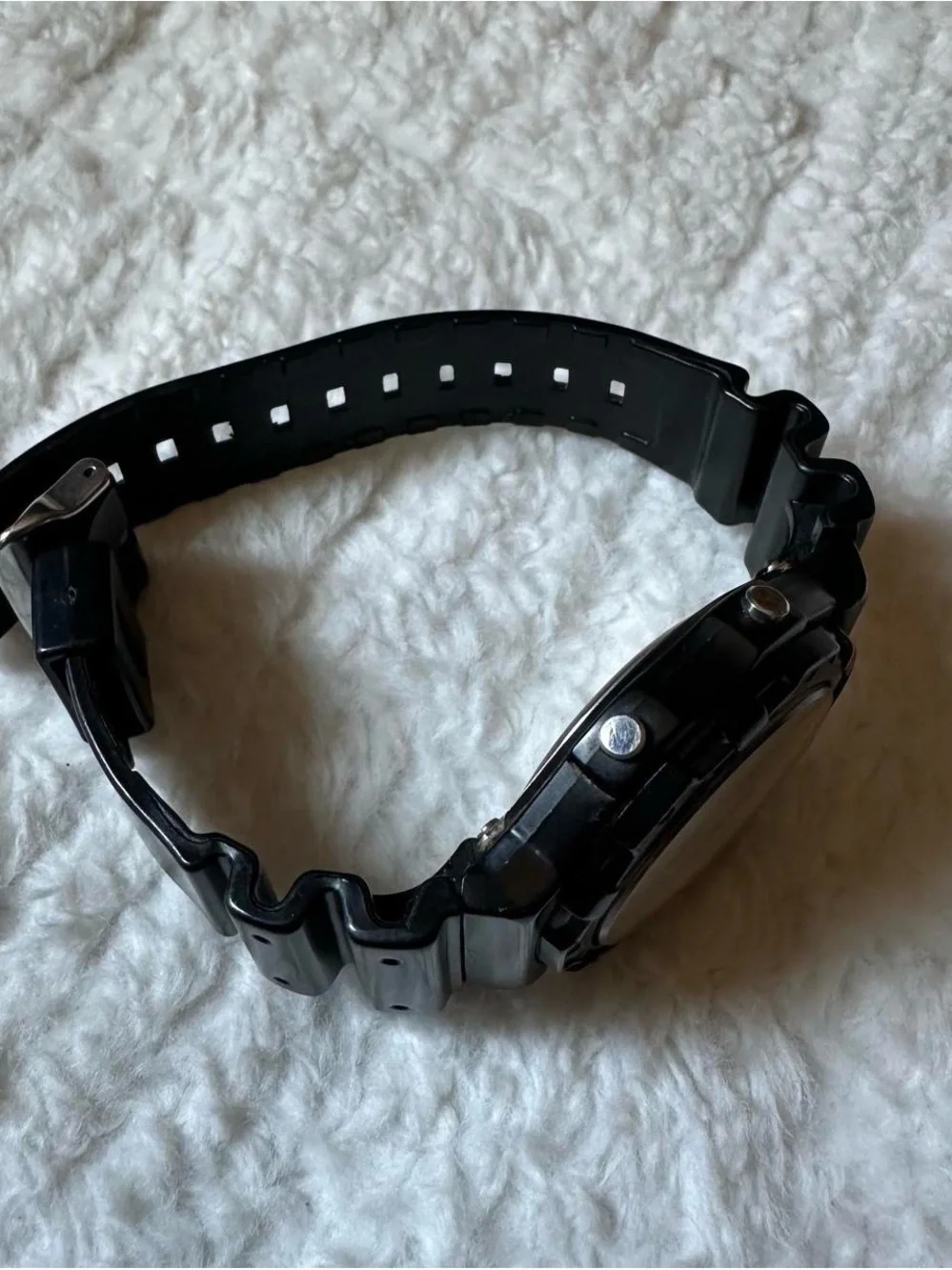 Vintage Casio Illuminator Black Water-Resistant Sport Watch